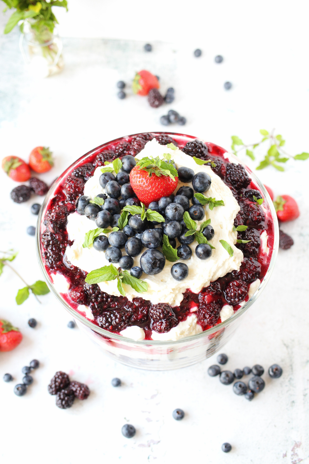 easy keto dessert that comes together quickly and is perfect for summer holidays like Memorial day or the 4th of july