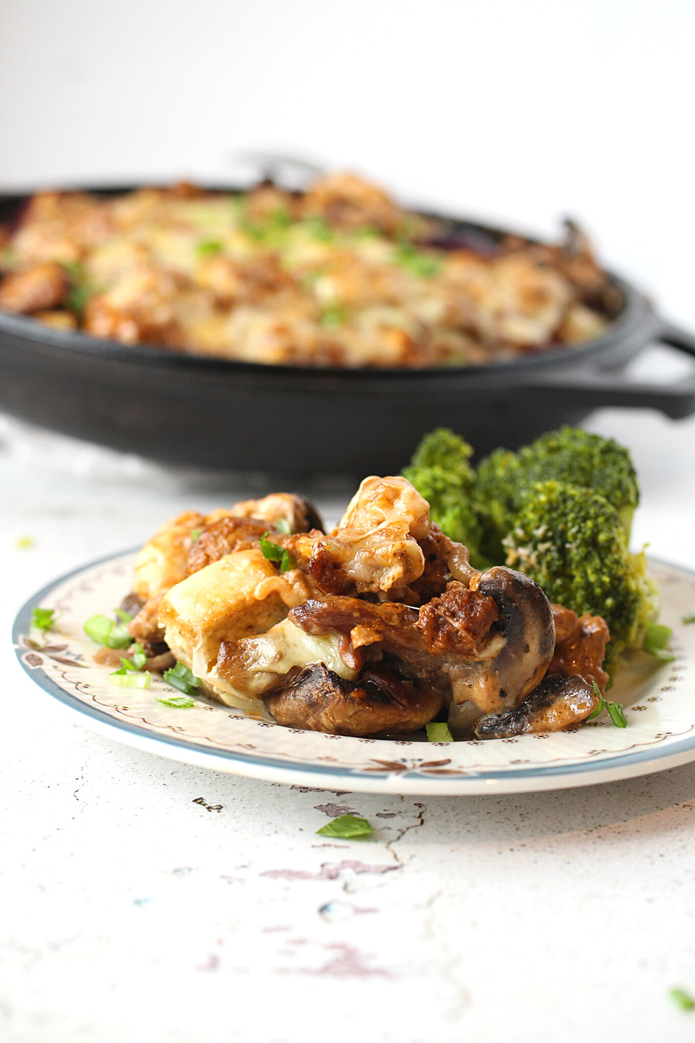 weeknight keto dinner idea made with ground beef
