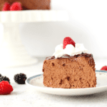 easy no bake slice of keto chocolate mousse cake