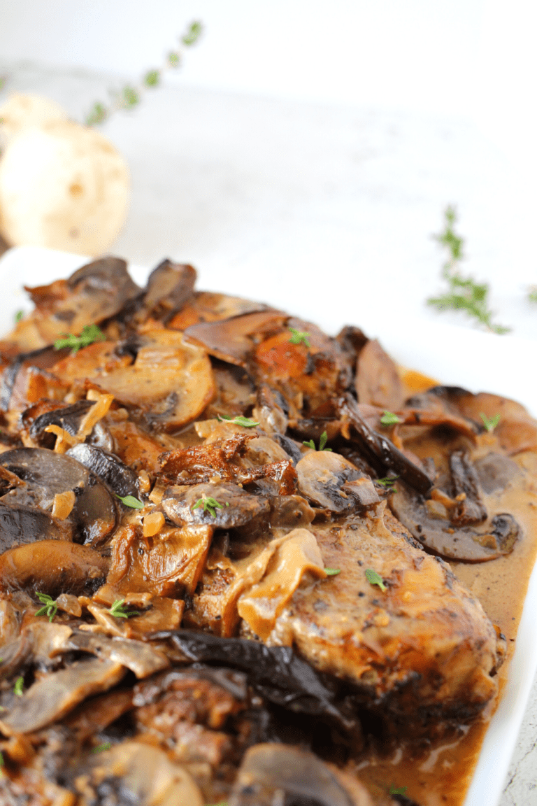 The BEST Slow Cooker Keto Chicken Marsala My Crash Test Life