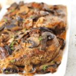 Keto slow cooker chicken and mushrooms