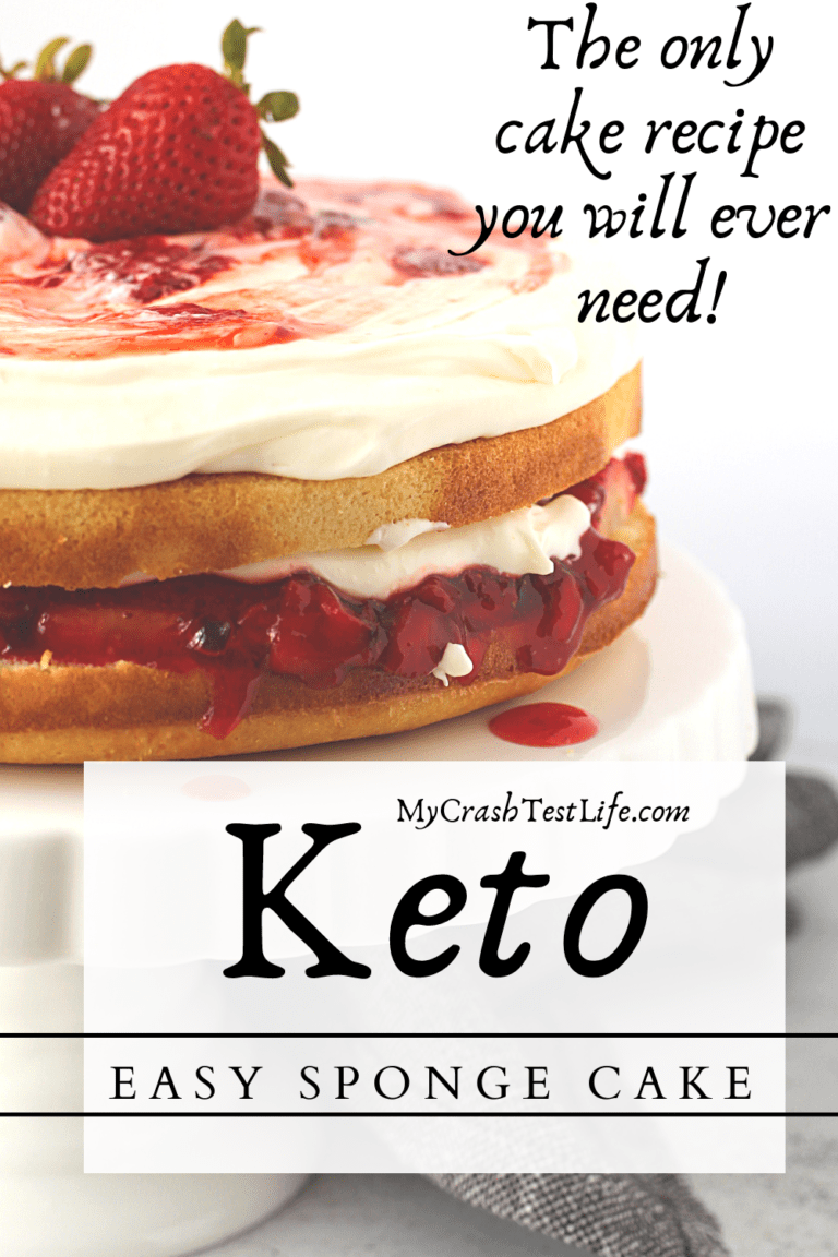 The Best Keto Almond Flour Sponge Cake - Gluten-free
