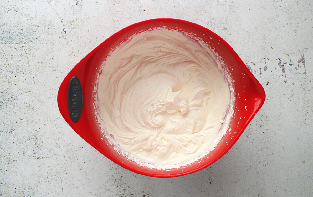 a bowl of keto stabilized whipped cream