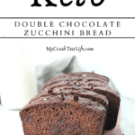 super moist keto double chocolate zucchini bread that is also gluten-free