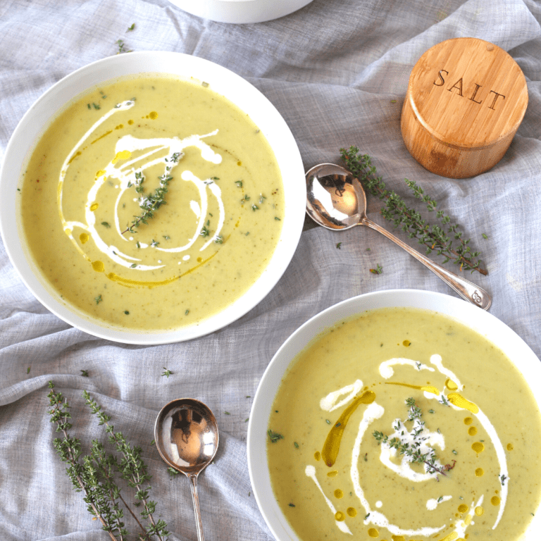 easy healthy soup recipe that is keto and plant-ased