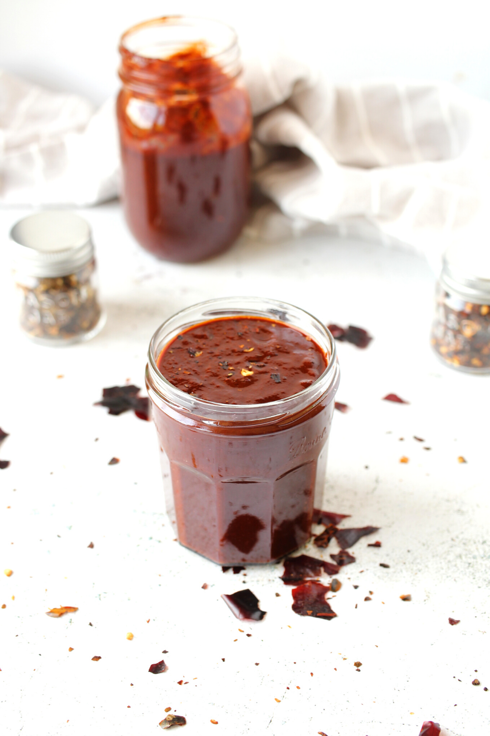 Spicy chocolate sauce made keto and dairy-free