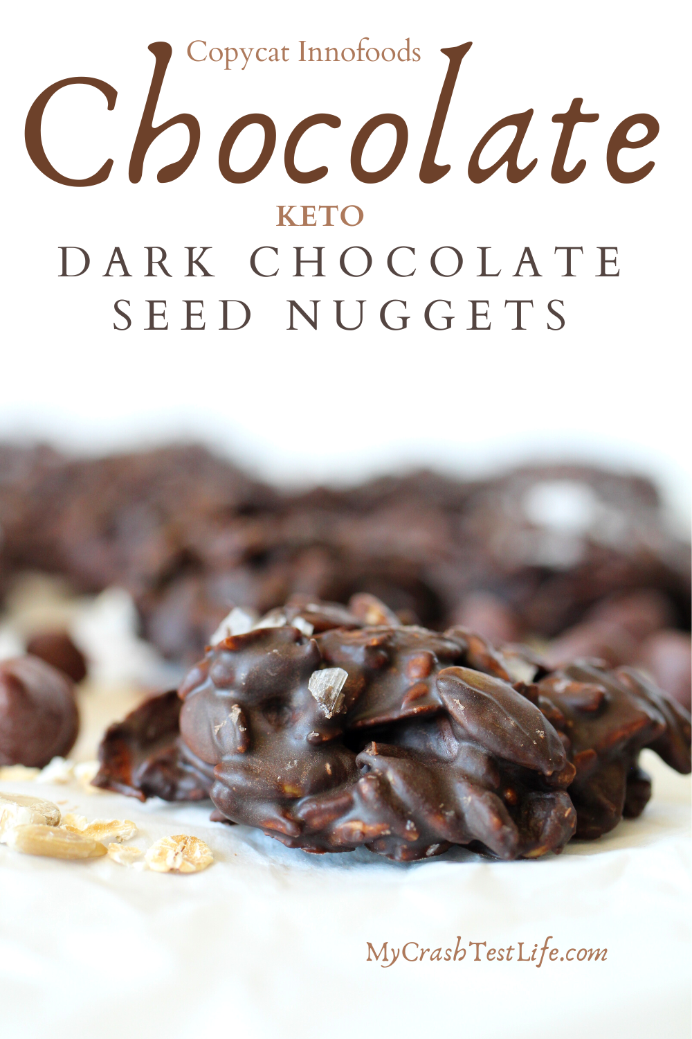 keto dark chocolate nuggets that are nut-free