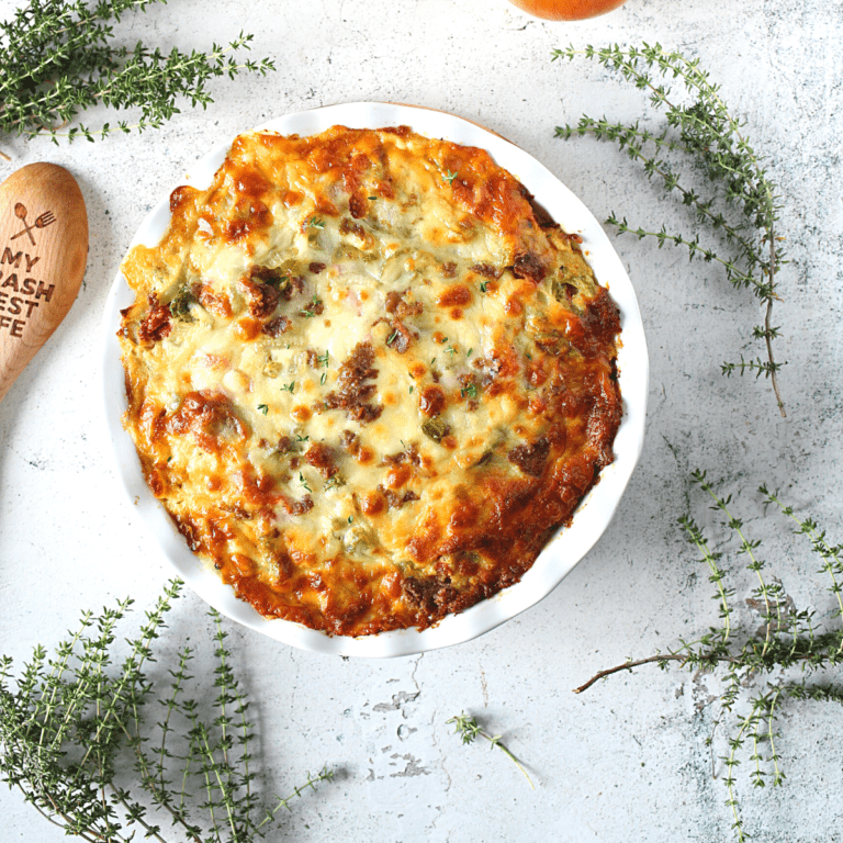 how to make a keto philly cheesesteak pie
