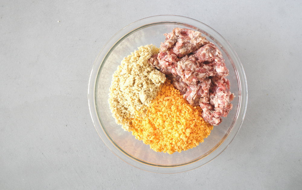 instructions for making the BEST keto sausage balls