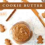 gluten-free and sugar-free keto cookie butter in a jar