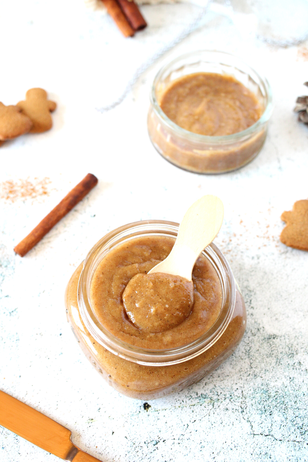 homemade keto cookie butter in a jar