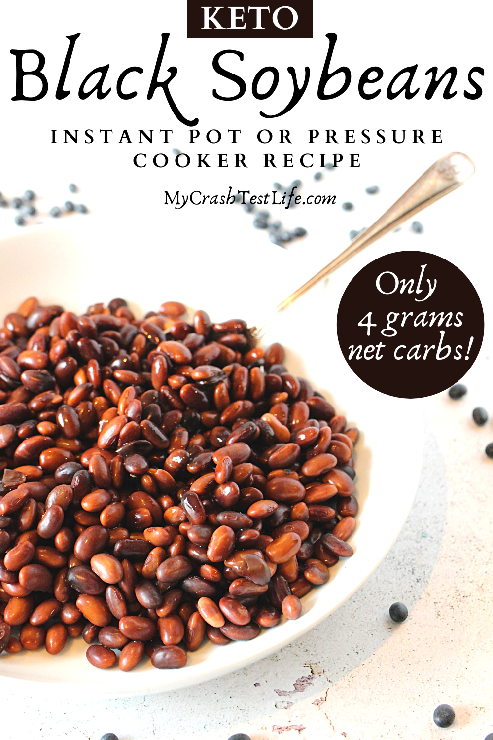 how to cook black soybeans in a pressure cooker - keto plant-based recipe