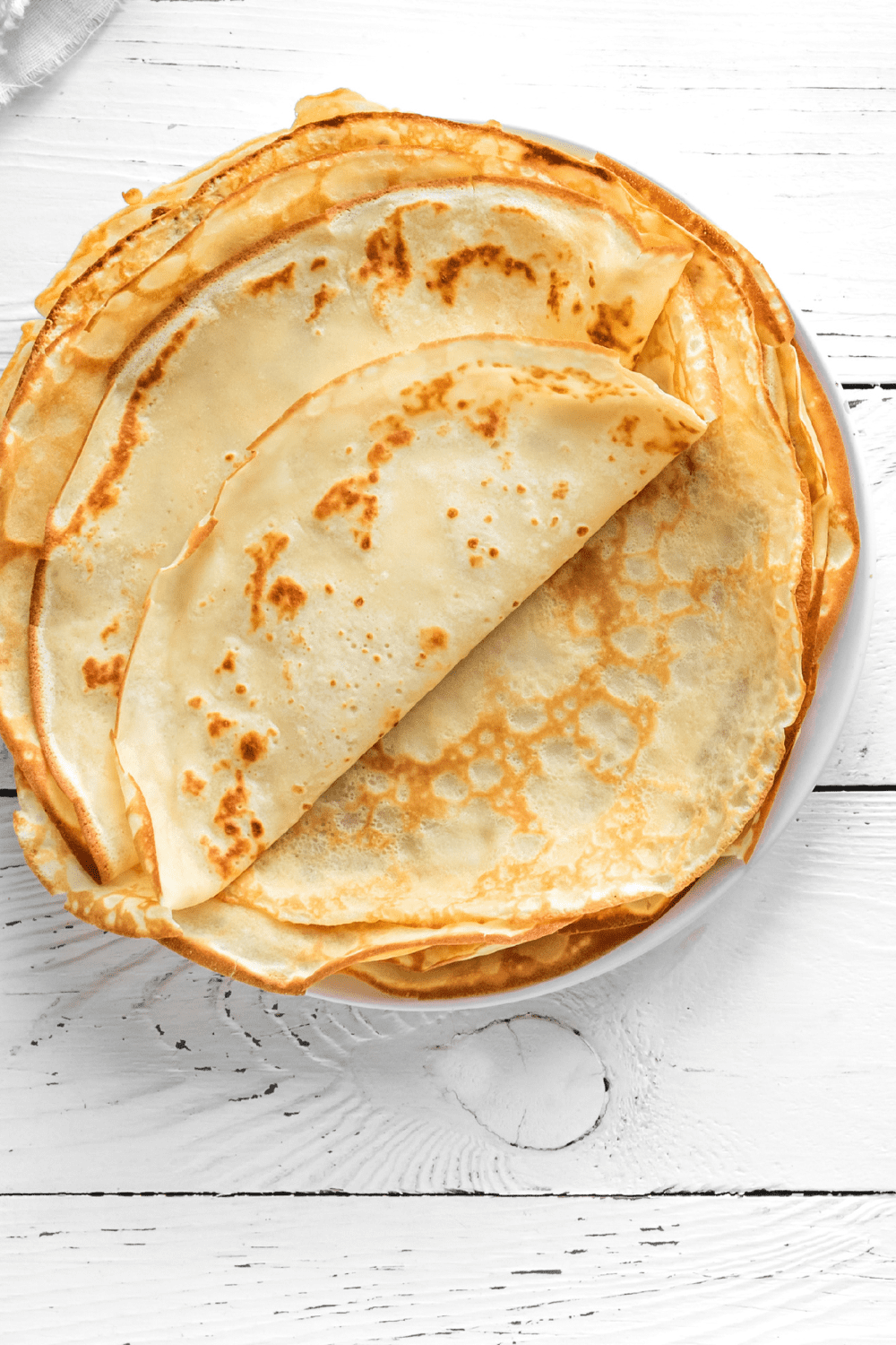 a stack of PSMF recipe crepes stacked on top of each other