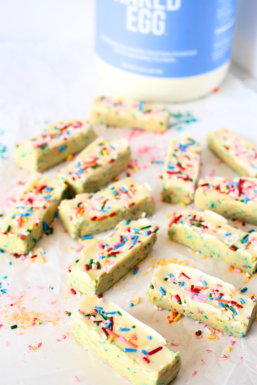 low carb protein bars that are homemade with egg white powder