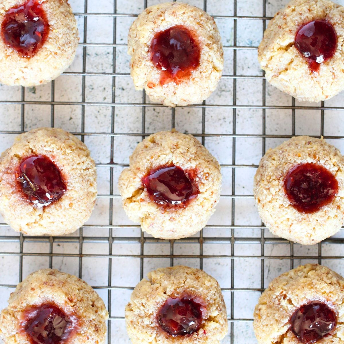 Keto Strawberry Thumbprint Cookies Dairyfree and No Eggs!
