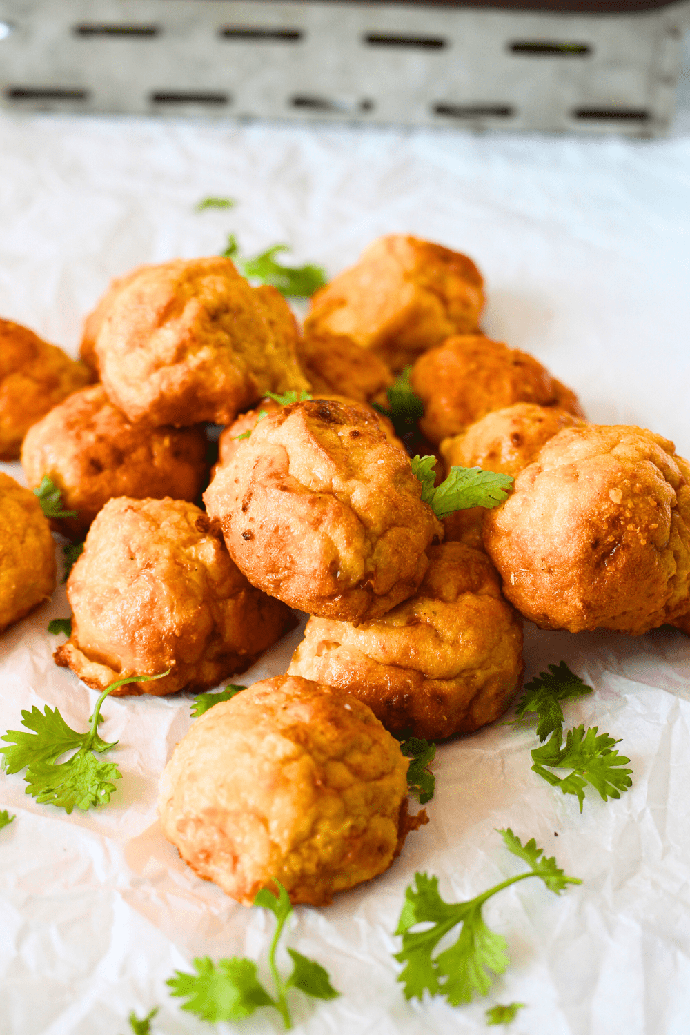 protein sparying air fryer recipe using cod to make fish bites