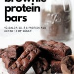 marine collagen protein bars stacked on top of each other with a jar of marine collagen in the background