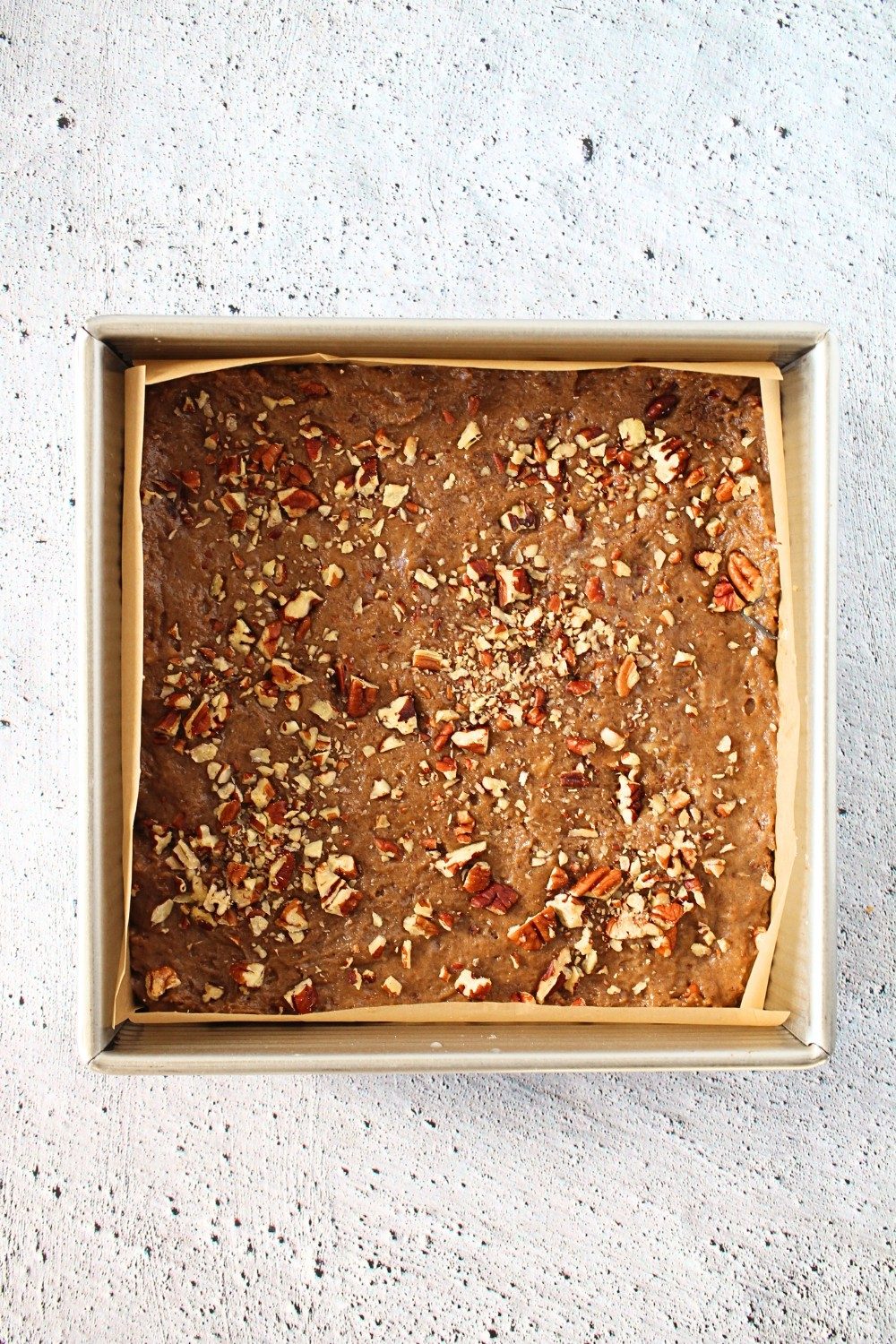 high fiber dessert before being baked