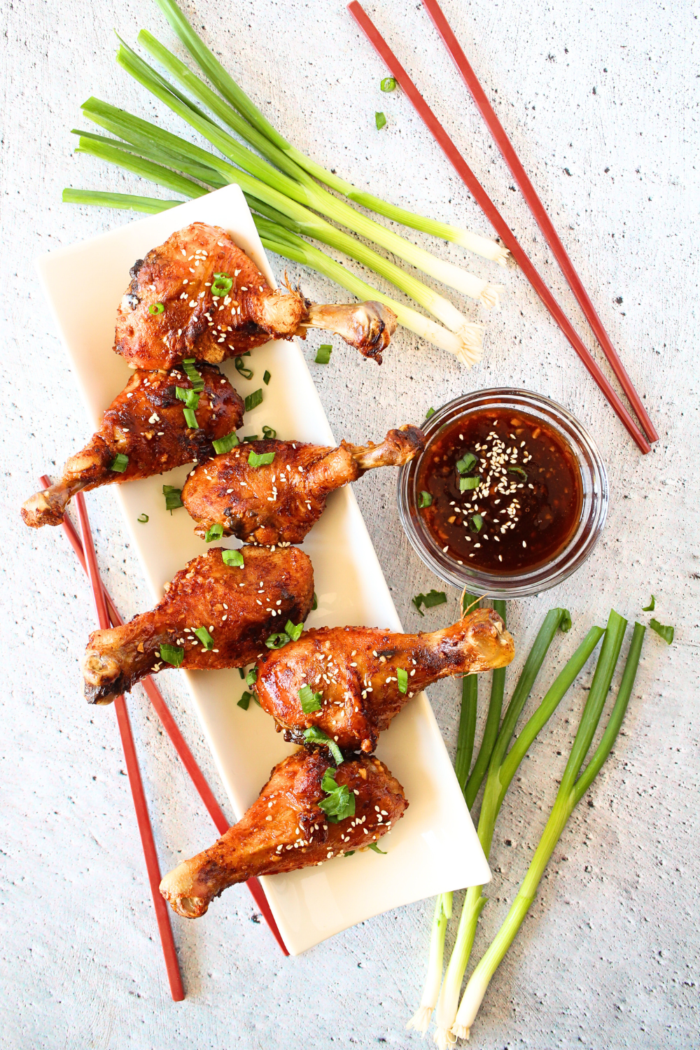 keto drumsticks in sugar-free sweet and sour sauce
